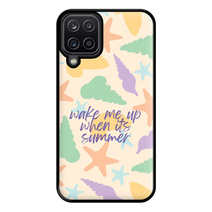 Wake Me Up When It's Summer - Summer Phone Case for Galaxy A12