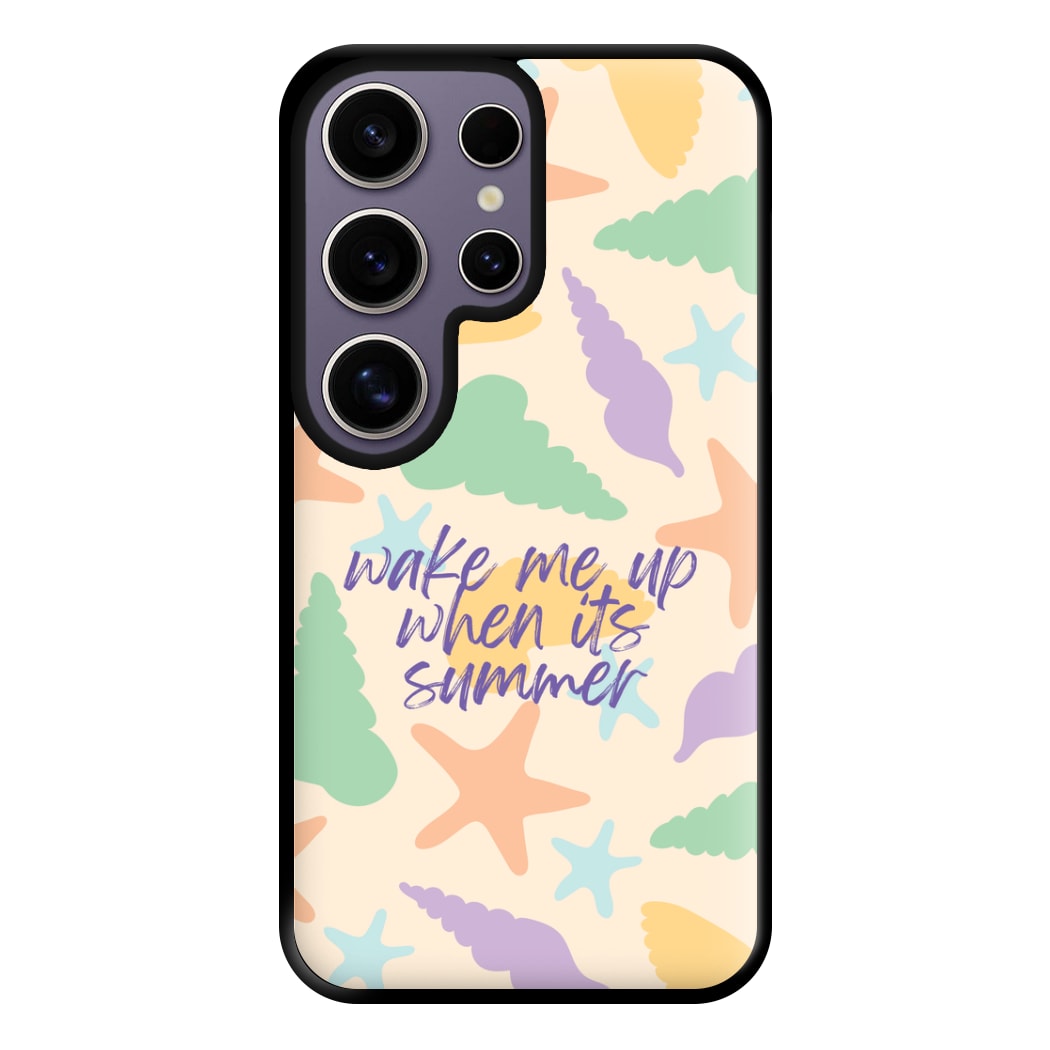 Wake Me Up When It's Summer - Summer Phone Case for Galaxy S25 Ultra