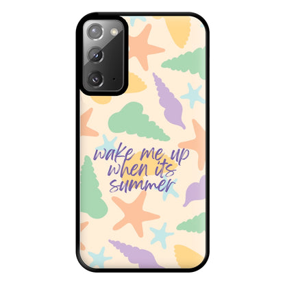 Wake Me Up When It's Summer - Summer Phone Case for Galaxy Note 20 Ultra