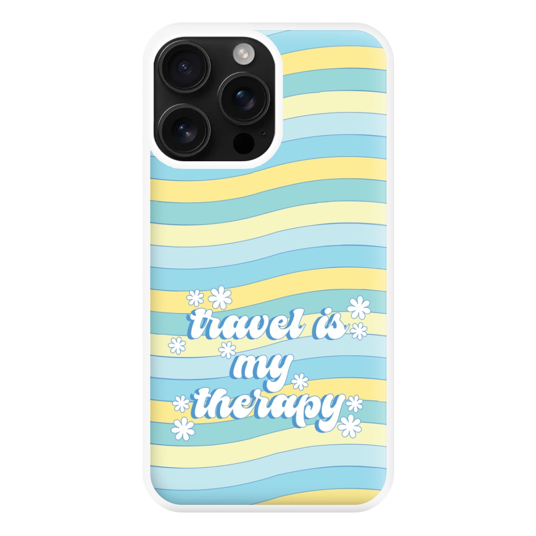 Travel Is My Therapy - Summer Phone Case