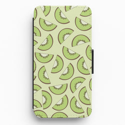 Kiwi Patterns - Summer Flip / Wallet Phone Case