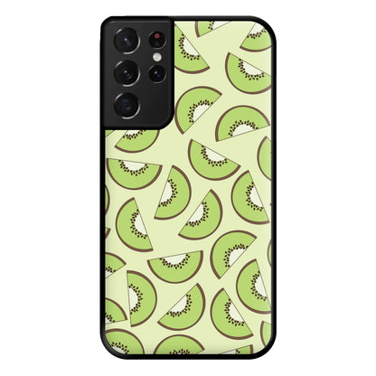 Kiwi Patterns - Summer Phone Case for Galaxy S21 Ultra