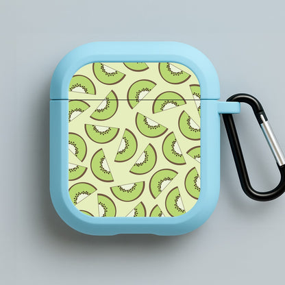 Kiwi Patterns - Summer Blue AirPods Case