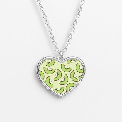 Kiwi Patterns - Summer Heart Necklace