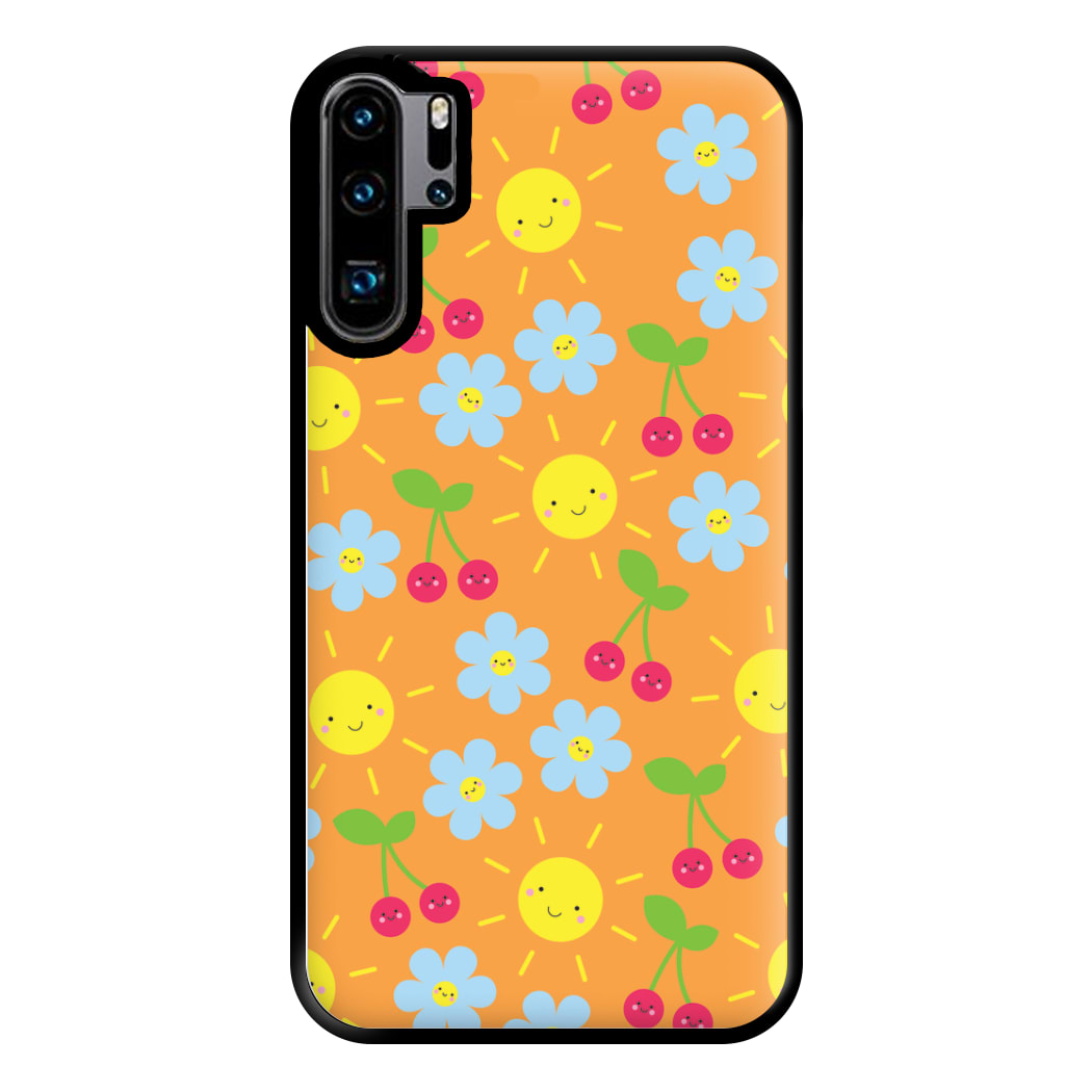 Vibey Pattern - Summer Phone Case for Huawei P30 Pro