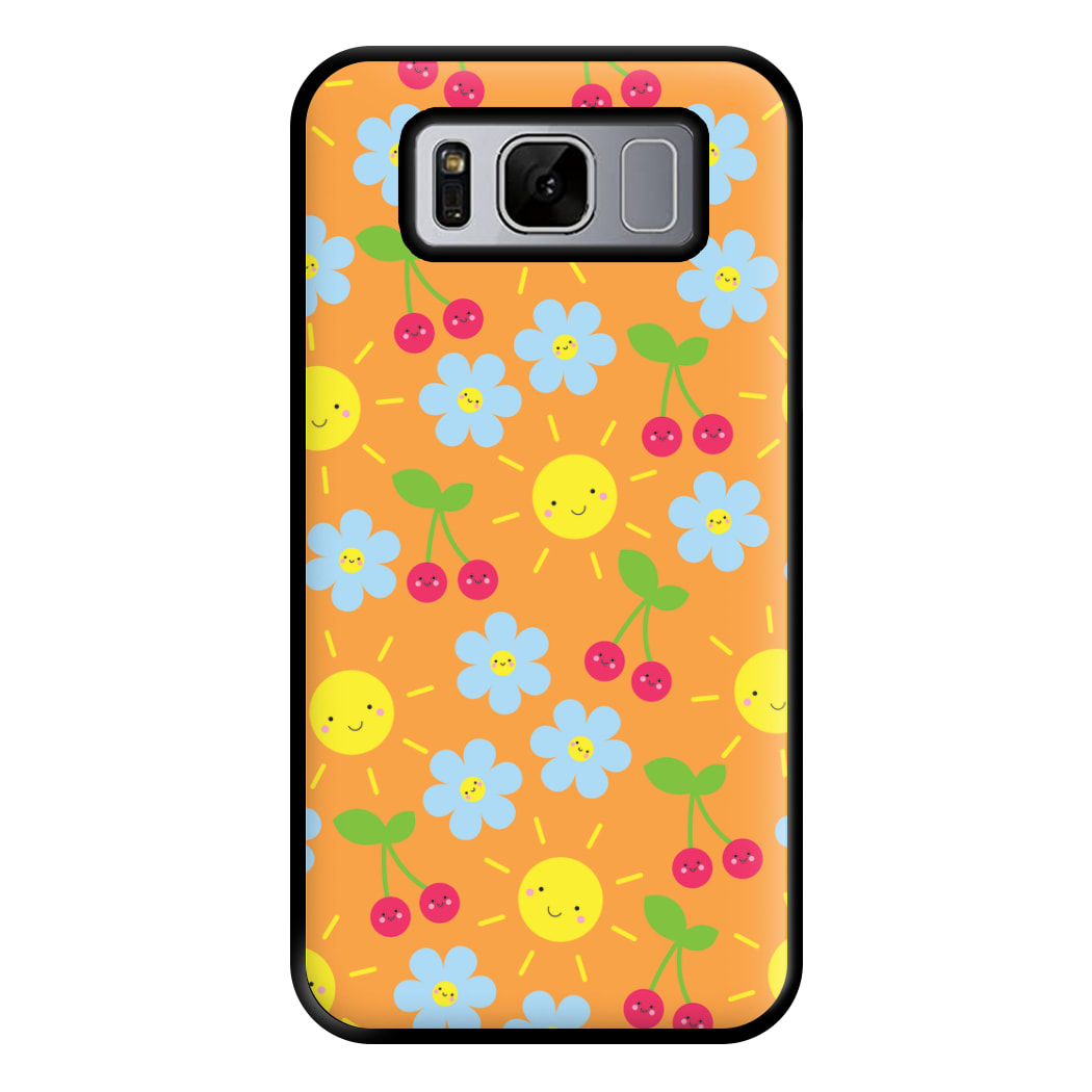 Vibey Pattern - Summer Phone Case for Galaxy S8 Plus