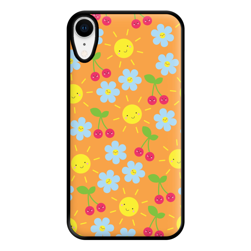 Vibey Pattern - Summer Phone Case for iPhone XR