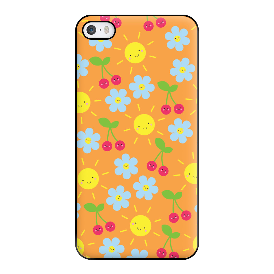 Vibey Pattern - Summer Phone Case for iPhone 5 / 5s / SE 2016