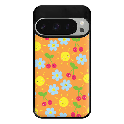 Vibey Pattern - Summer Phone Case for Google Pixel 9 Pro XL