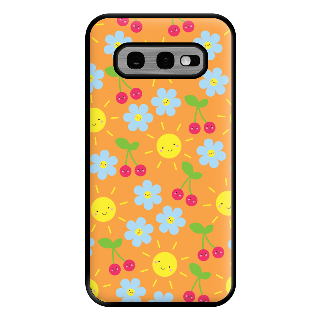 Vibey Pattern - Summer Phone Case for Galaxy S10e