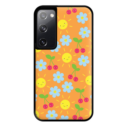 Vibey Pattern - Summer Phone Case for Galaxy S20