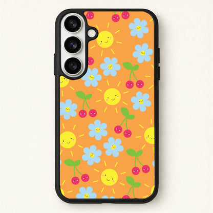 Vibey Pattern - Summer Phone Case for Galaxy S26