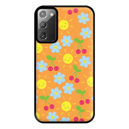 Vibey Pattern - Summer Phone Case for Galaxy Note 20 Ultra