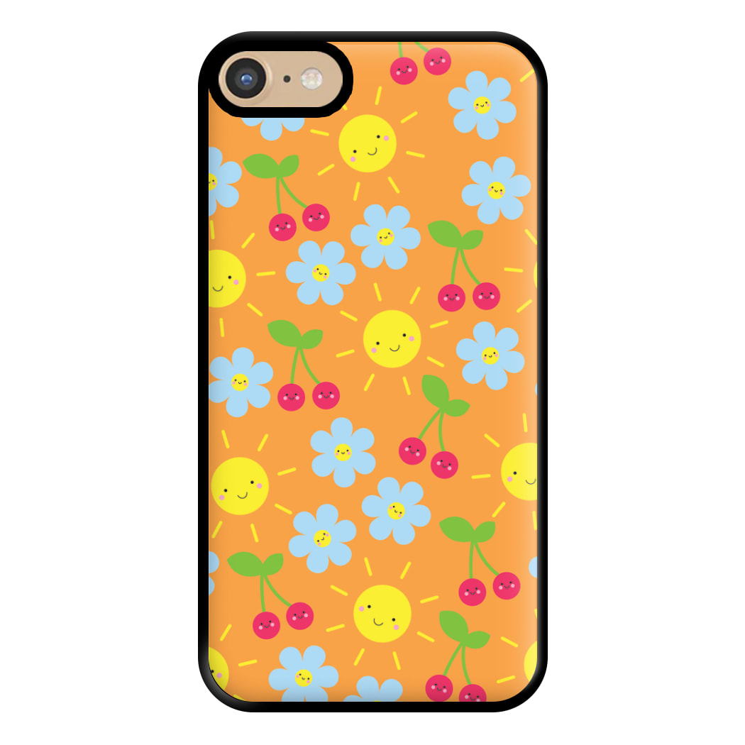 Vibey Pattern - Summer Phone Case for iPhone 6 / 7 / 8 / SE