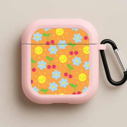 Vibey Pattern - Summer Pink AirPods Case