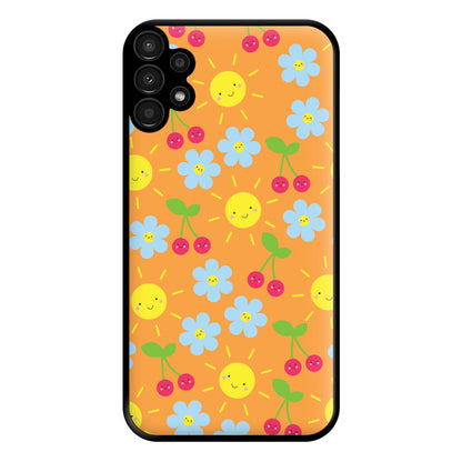 Vibey Pattern - Summer Phone Case for Galaxy A13