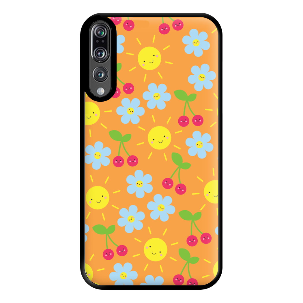 Vibey Pattern - Summer Phone Case for Huawei P20 Pro