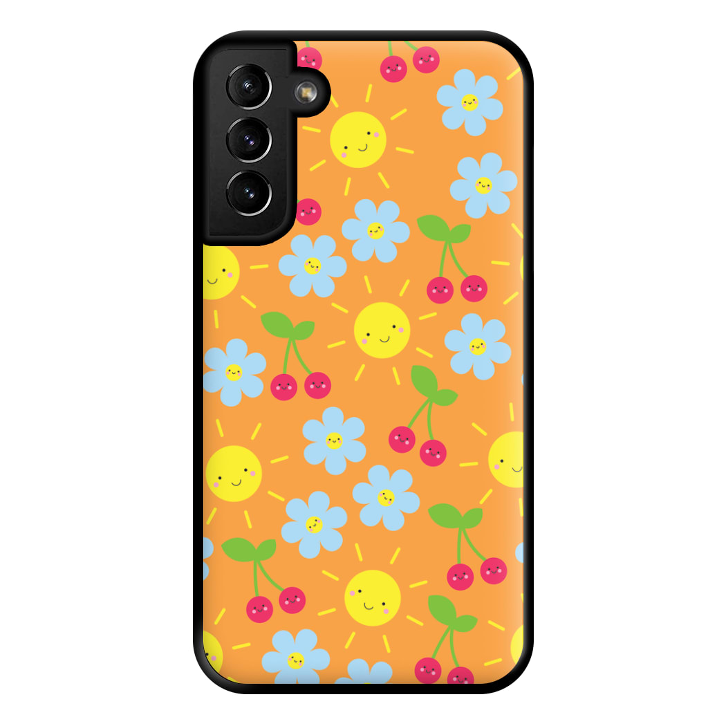 Vibey Pattern - Summer Phone Case for Galaxy S21 Plus