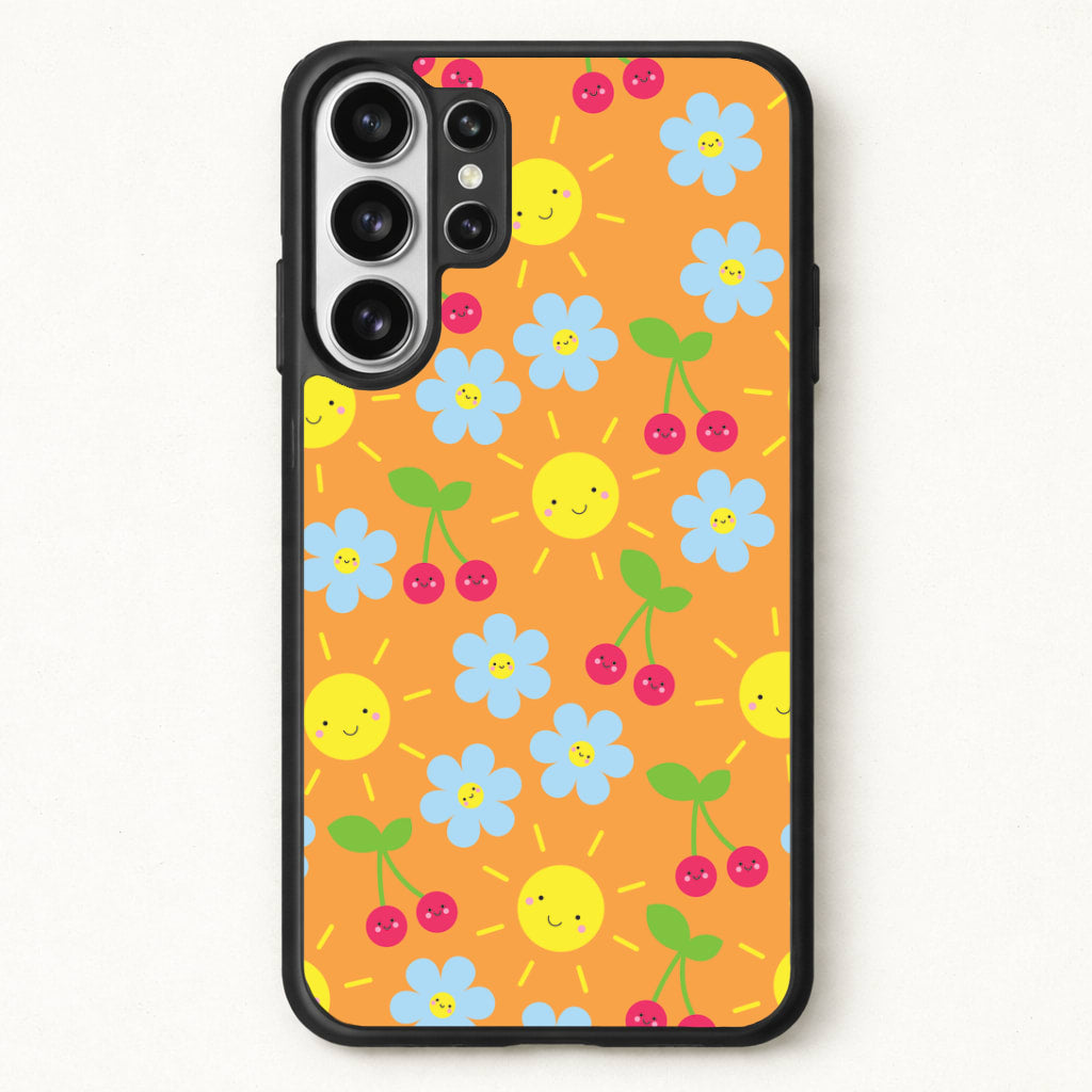 Vibey Pattern - Summer Phone Case for Galaxy S26 Ultra