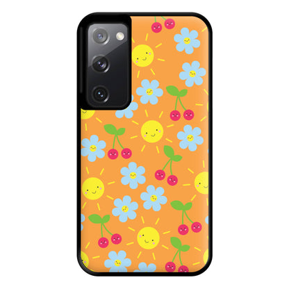 Vibey Pattern - Summer Phone Case for Galaxy S20FE