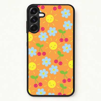 Vibey Pattern - Summer Phone Case for Galaxy A17