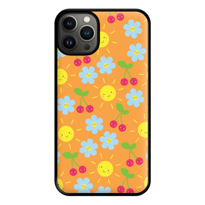 Vibey Pattern - Summer Phone Case for iPhone 13