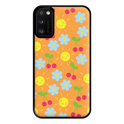 Vibey Pattern - Summer Phone Case for Galaxy A41