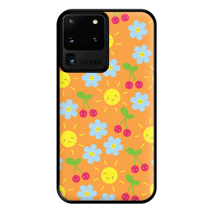 Vibey Pattern - Summer Phone Case for Galaxy S20 Ultra