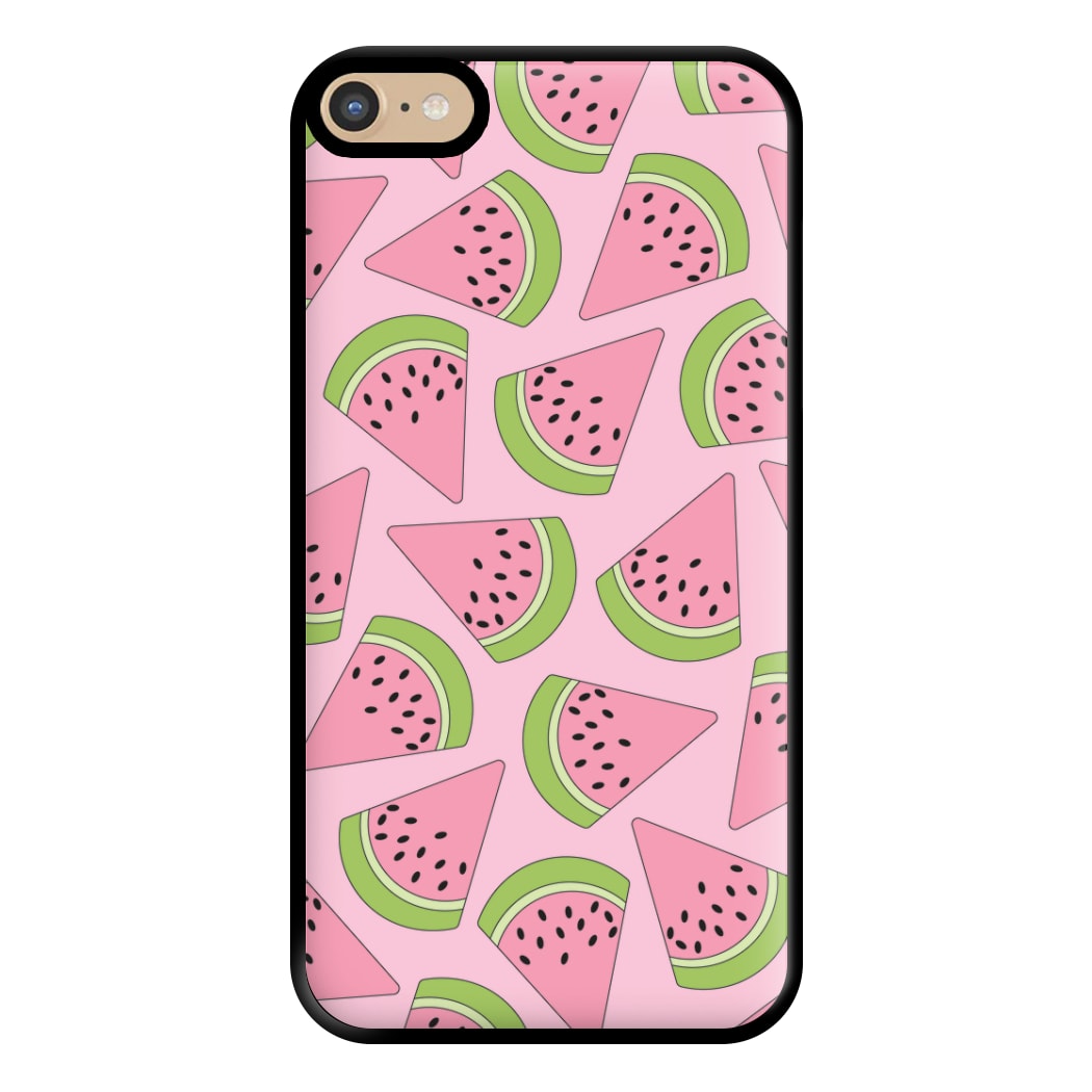 Pink Watermelon Pattern - Summer Phone Case for iPhone 6 Plus / 7 Plus / 8 Plus