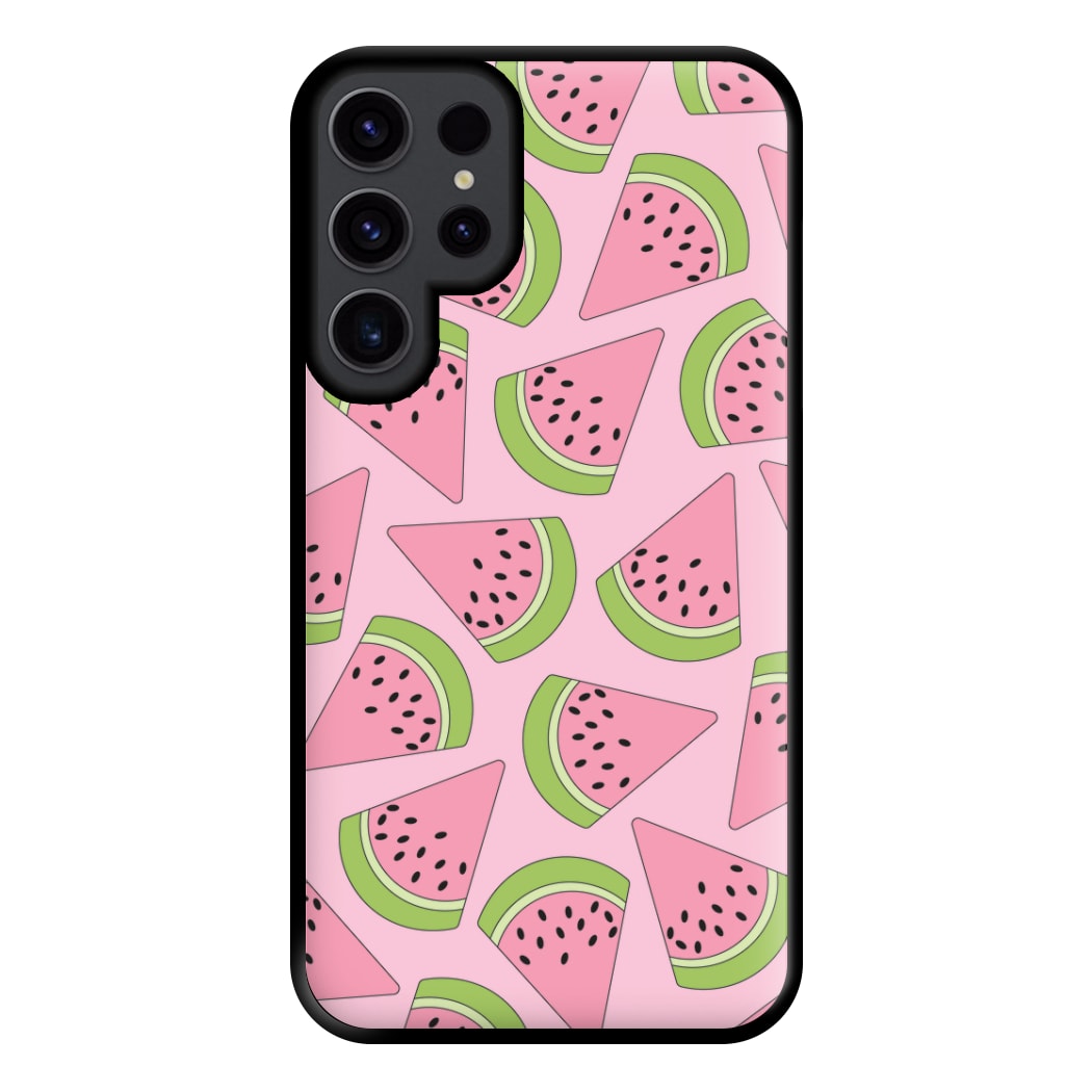 Pink Watermelon Pattern - Summer Phone Case for Galaxy S23 Ultra