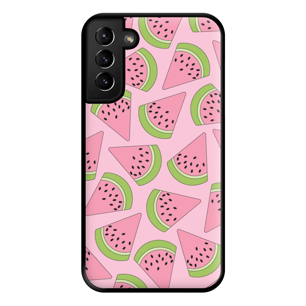 Pink Watermelon Pattern - Summer Phone Case for Galaxy S21 Plus