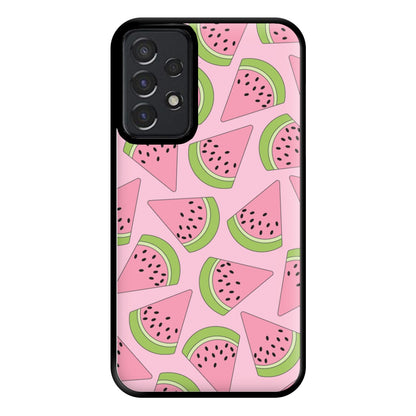 Pink Watermelon Pattern - Summer Phone Case for Galaxy A52 / A52s