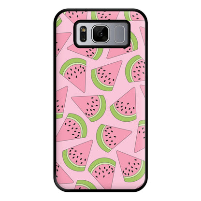 Pink Watermelon Pattern - Summer Phone Case for Galaxy S8 Plus