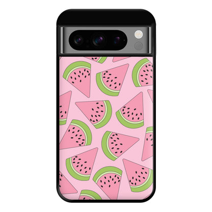 Pink Watermelon Pattern - Summer Phone Case for Google Pixel 8 Pro