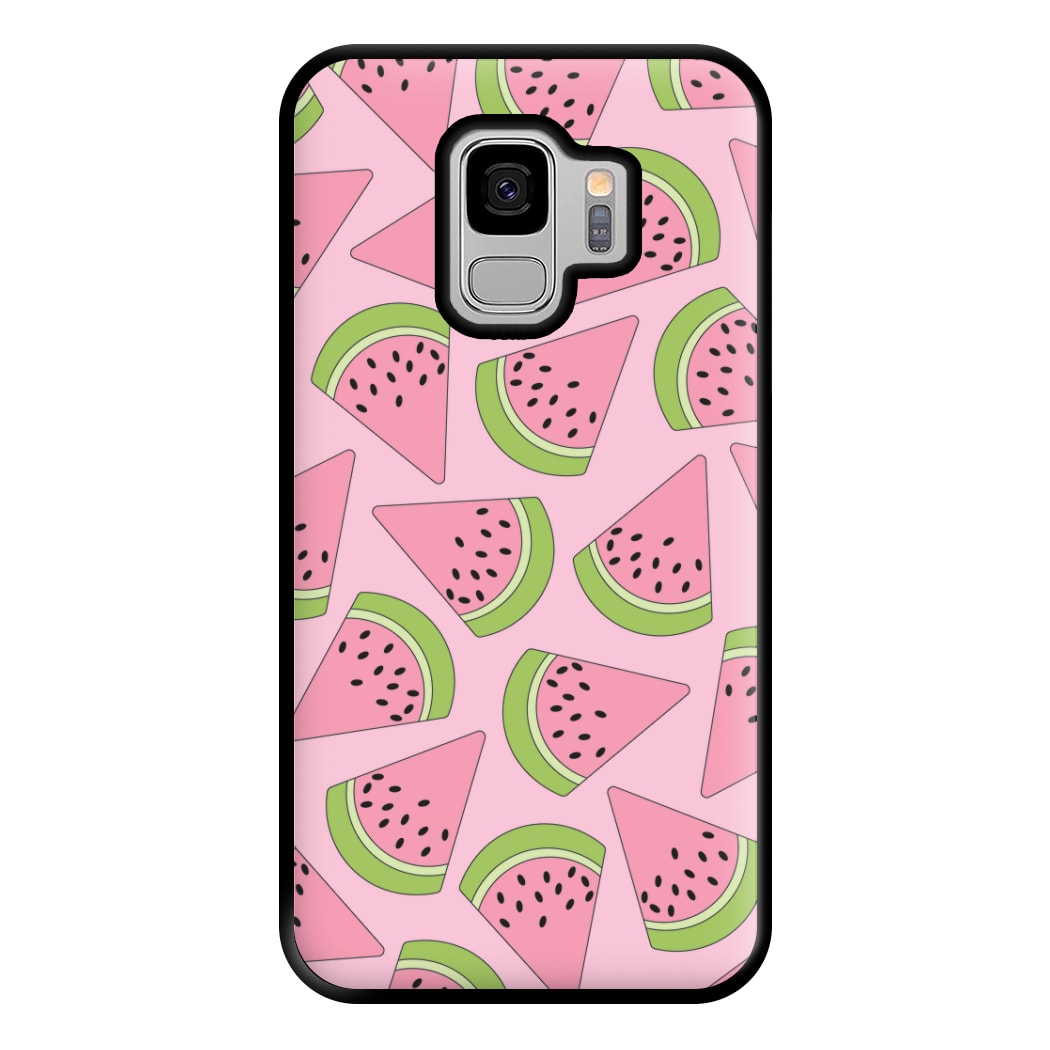 Pink Watermelon Pattern - Summer Phone Case for Galaxy S9 Plus