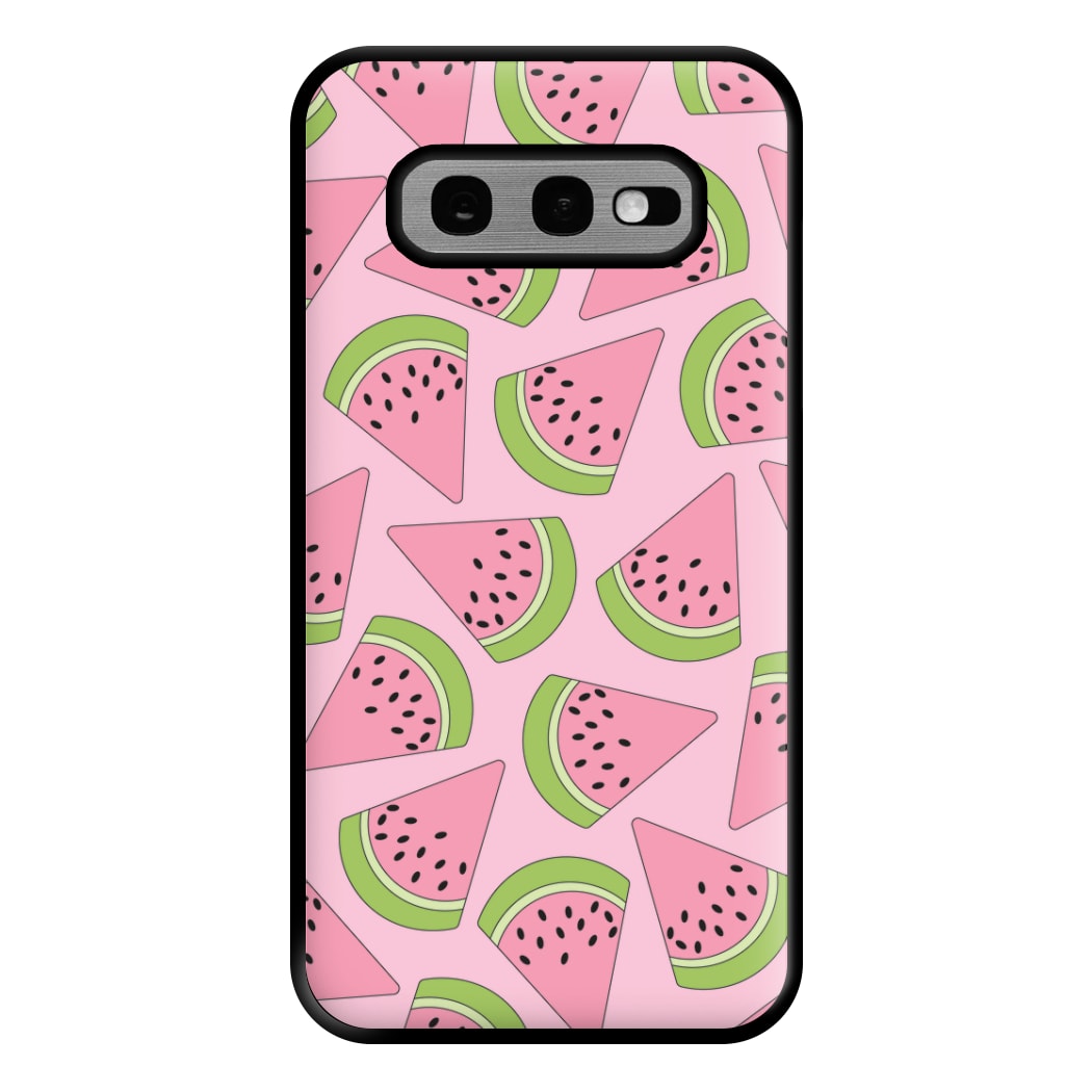 Pink Watermelon Pattern - Summer Phone Case for Galaxy S10e