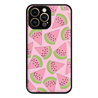 Pink Watermelon Pattern - Summer Phone Case for iPhone 14 Pro Max