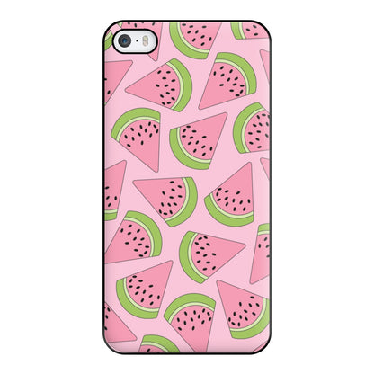 Pink Watermelon Pattern - Summer Phone Case for iPhone 5 / 5s / SE 2016