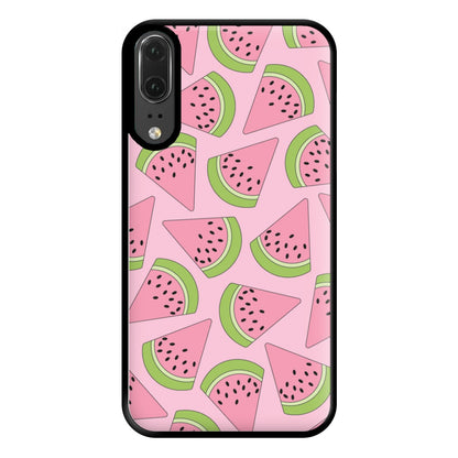 Pink Watermelon Pattern - Summer Phone Case for Huawei P20