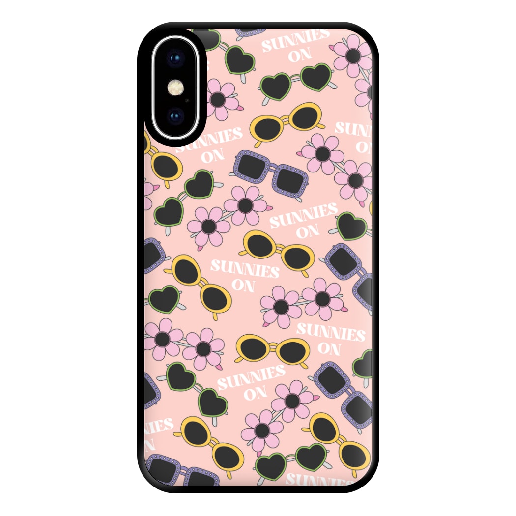 Sunnies On Pattern - Summer Phone Case for iPhone XS Max