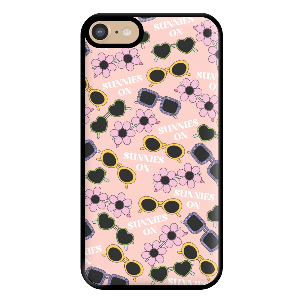 Sunnies On Pattern - Summer Phone Case for iPhone 6 / 7 / 8 / SE