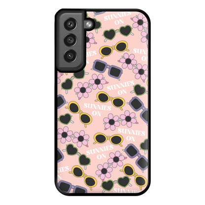 Sunnies On Pattern - Summer Phone Case for Galaxy S21FE