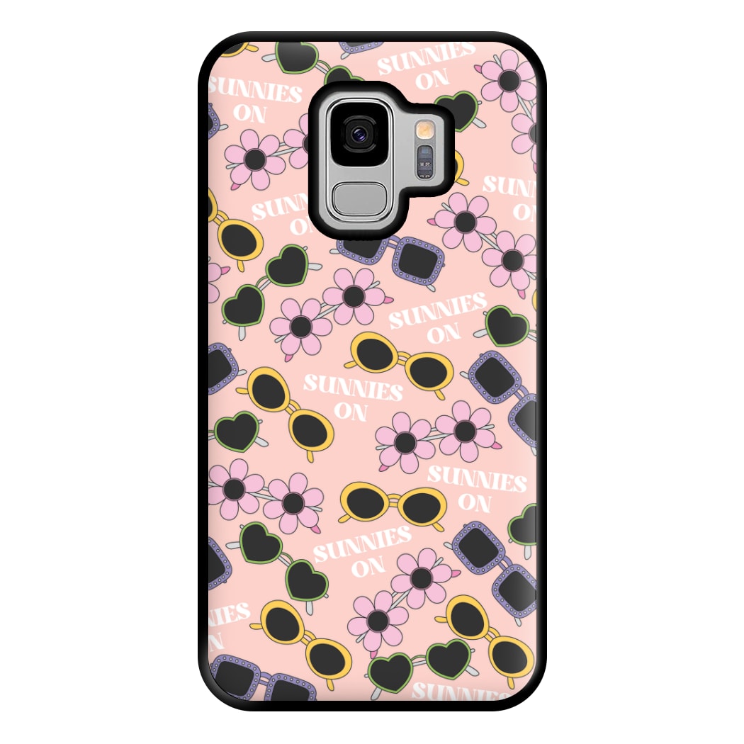 Sunnies On Pattern - Summer Phone Case for Galaxy S9 Plus