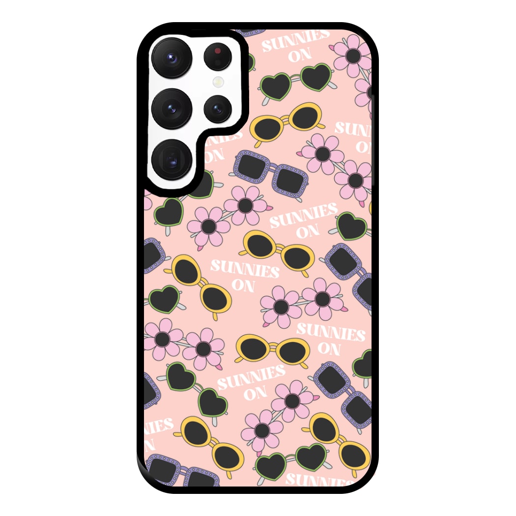 Sunnies On Pattern - Summer Phone Case for Galaxy S22 Ultra