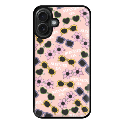 Sunnies On Pattern - Summer Phone Case for iPhone 16 Plus