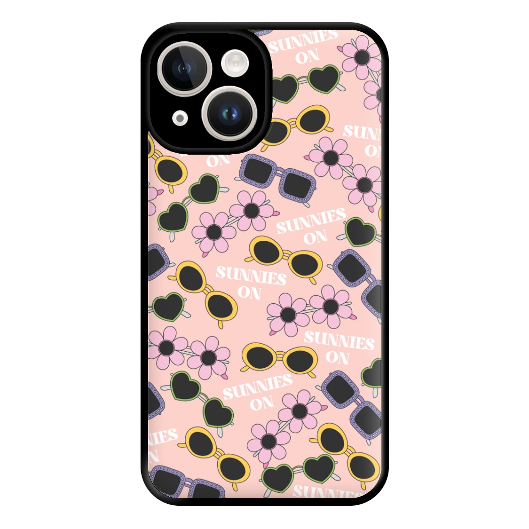 Sunnies On Pattern - Summer Phone Case for iPhone 14