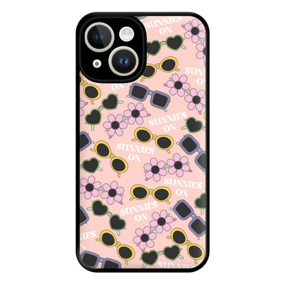 Sunnies On Pattern - Summer Phone Case for iPhone 14