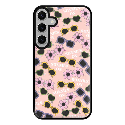 Sunnies On Pattern - Summer Phone Case for Galaxy S24FE