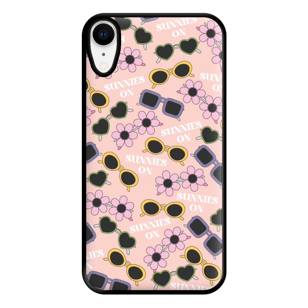 Sunnies On Pattern - Summer Phone Case for iPhone XR