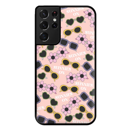 Sunnies On Pattern - Summer Phone Case for Galaxy S21 Ultra